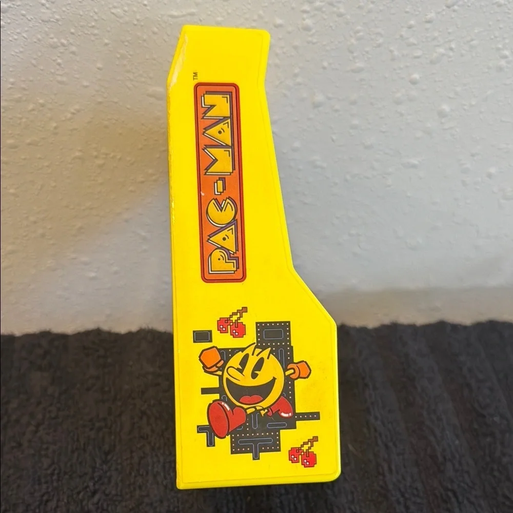 PAC-MAN & BANDAI NAMCO Yellow Handheld Console with Classic Game Design